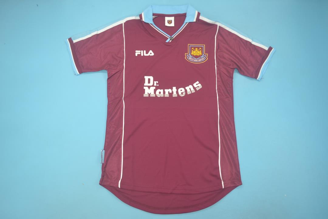 AAA Quality Westham 99/01 Home Soccer Jersey